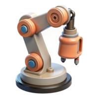 magnificent rustic D Printed Robot Arm Front View Cutout detailed png