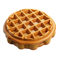 impressive artistic D Printed Waffle From Air Transparent Background exclusive png