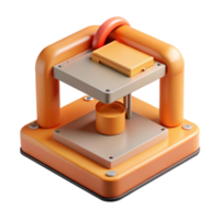 magnificent minimalist D Printer Build Plate with Objects Transparent Background premium png