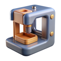 dramatic rustic D Printer Extruder Detail View Cutout Element original png