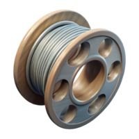 stunning creative D Printer Filament Spool Holder Transparent Background professional png