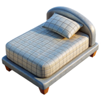dramatic modern D Printing Bed with Grid Texture Cutout high quality png