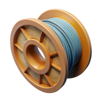 elegant rustic D Printing Filament Spool Variety Transparent Background original png