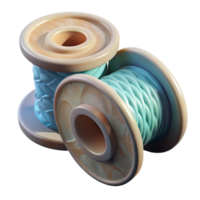 magnificent abstract D Printing Material Spools Transparent Background premium png