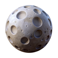 extraordinary artistic Dreamlike Moon Isolated with Craters Visible professional png