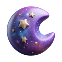 vibrant modern Dreamy Galaxy Cutout with Sparkling Stars high resolution png
