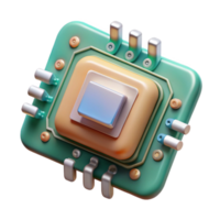 impressive rustic D Rendered Circuit Board with Transparent Background high quality png