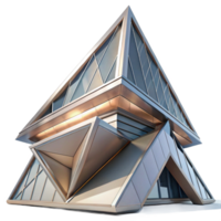 elegant modern Dynamic Architecture Form Angled Perspective Transparent exclusive png