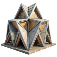 stunning creative Dynamic Architecture Structure Angled Perspective Isolated 4K png