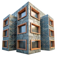 extraordinary abstract Dynamic Building Envelope Cutout Geometric Pattern high resolution png