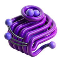 wonderful traditional Dynamic Data Lines in Purple Transparent Cutout professional png