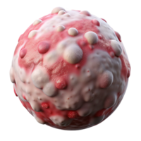 elegant vintage Edible Foam Sphere Isolated on Transparent Background authentic png