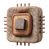vibrant minimalist Embedded Electronics in Fabric Cutout original png