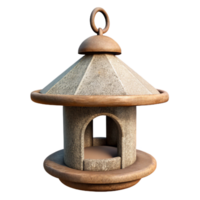 beautiful artistic Empty Bird Feeder Hanging From Tree Isolated professional png