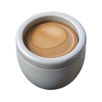 extraordinary artistic Empty Coffee Cup Top View Isolated Transparent Background high quality png