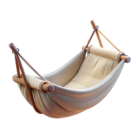 stunning rustic Empty Hammock Gentle Breeze Transparent Background original png