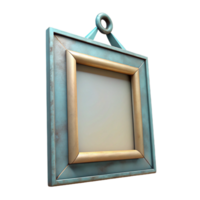 impressive minimalist Empty Picture Frame Hanging on Wall Isolated Element high quality png
