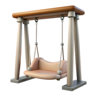 stunning classic Empty Swing Gentle Breeze Isolated authentic png