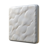 extraordinary rustic Empty White Canvas Front View Isolated high quality png