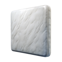 dramatic artistic Empty White Canvas Front View Isolated high quality png