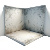 beautiful abstract Empty White Room Corner Isolated high resolution png