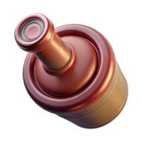 extraordinary classic Empty Wine Bottle Top View Isolated Element original png