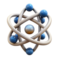 impressive creative Entangled Atoms Molecular Structure Diagram Isolated authentic png