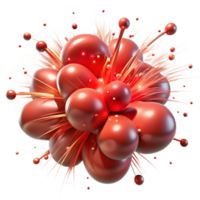 magnificent minimalist Entangled Particles Collision Effect Red Sparks Cutout Element original png