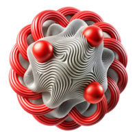 extraordinary rustic Entangled Particles Interference Pattern Red Waves Cutout Element high resolution png