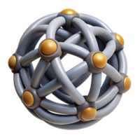 serene rustic Entanglement Based Communication System Top View Cutout Element premium png