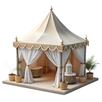 serene artistic Event Tent Interior View White Cutout Element high resolution png