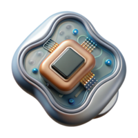 stunning rustic Evolving Bio Wearable Circuitry Close Up Transparent Background premium png