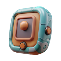 impressive rustic Evolving Gadget with Smooth Surface Cutout Element exclusive png