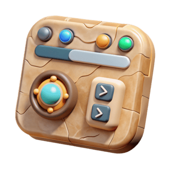 hermosa artístico evolucionando interfaz con multisensorial entrada separar elemento detallado png