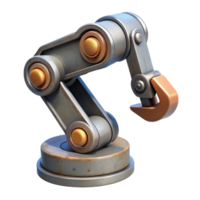 magnificent vintage Evolving Robotic Arm Isolated Element professional png