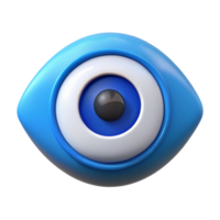 serene rustic Eye Icon Blue Iris Isolated Element exclusive png
