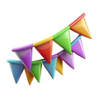 extraordinary modern Festival Flags Colorful String Transparent high resolution png