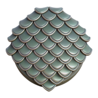 stunning rustic Fish Scale Inspired Tile Pattern Cutout high resolution png