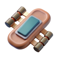 dramatic contemporary Flexible Bio Sensor Array Cutout Transparent Background premium png