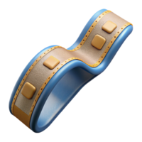 serene abstract Flexible Bio Sensor Strip Isolated Cutout professional png
