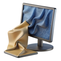 wonderful classic Flexible Display Screen on Fabric Isolated authentic png