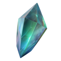 impressive rustic Floating Crystal Shard Isolated with Prismatic Effect high quality png