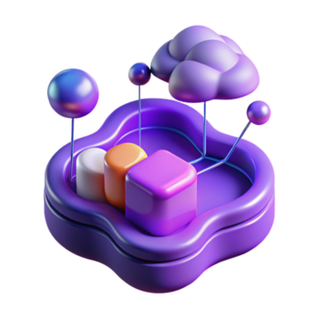 extraordinary rustic Floating Data Stream Visualization Purple Transparent Background authentic png