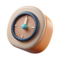 impressive creative Floating Digital Clock Minimalist Style Transparent Background png