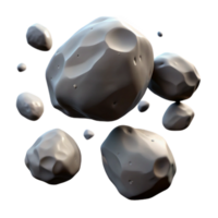 magnificent contemporary Floating Rocks Isolated with Shadow Detail high quality png