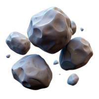 serene rustic Floating Rocks Isolated with Shadow Detail high resolution png