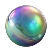 beautiful modern Floating Soap Bubble Iridescent Surface Transparent original png