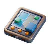 impressive modern Floating Touchscreen Interface Angled View Cutout detailed png