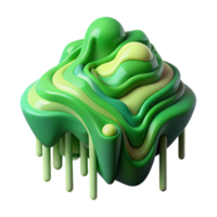 magnificent creative Flowing Data Stream Visualization with Green Hues high quality png