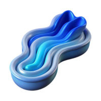 wonderful minimalist Flowing Data Stream with Blue Gradient Cutout high quality png